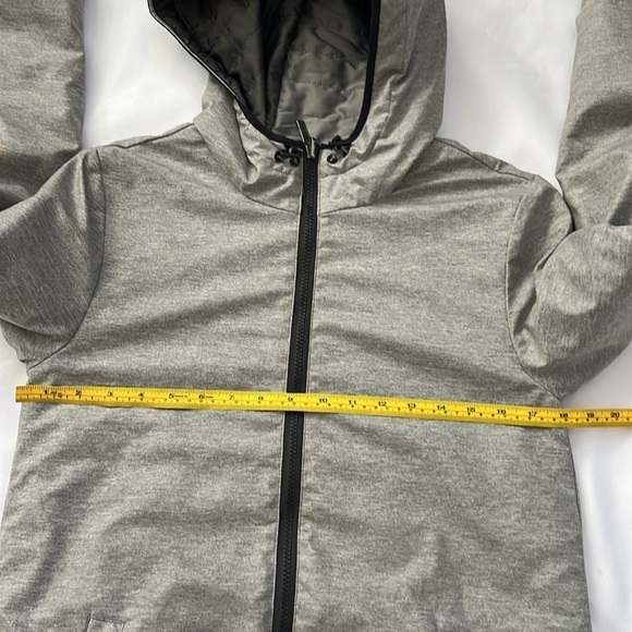 Victorias Secret VSX Sports Reversible Puffer Ombré Gray & Black Coat Size S/p - Picture 9 of 11